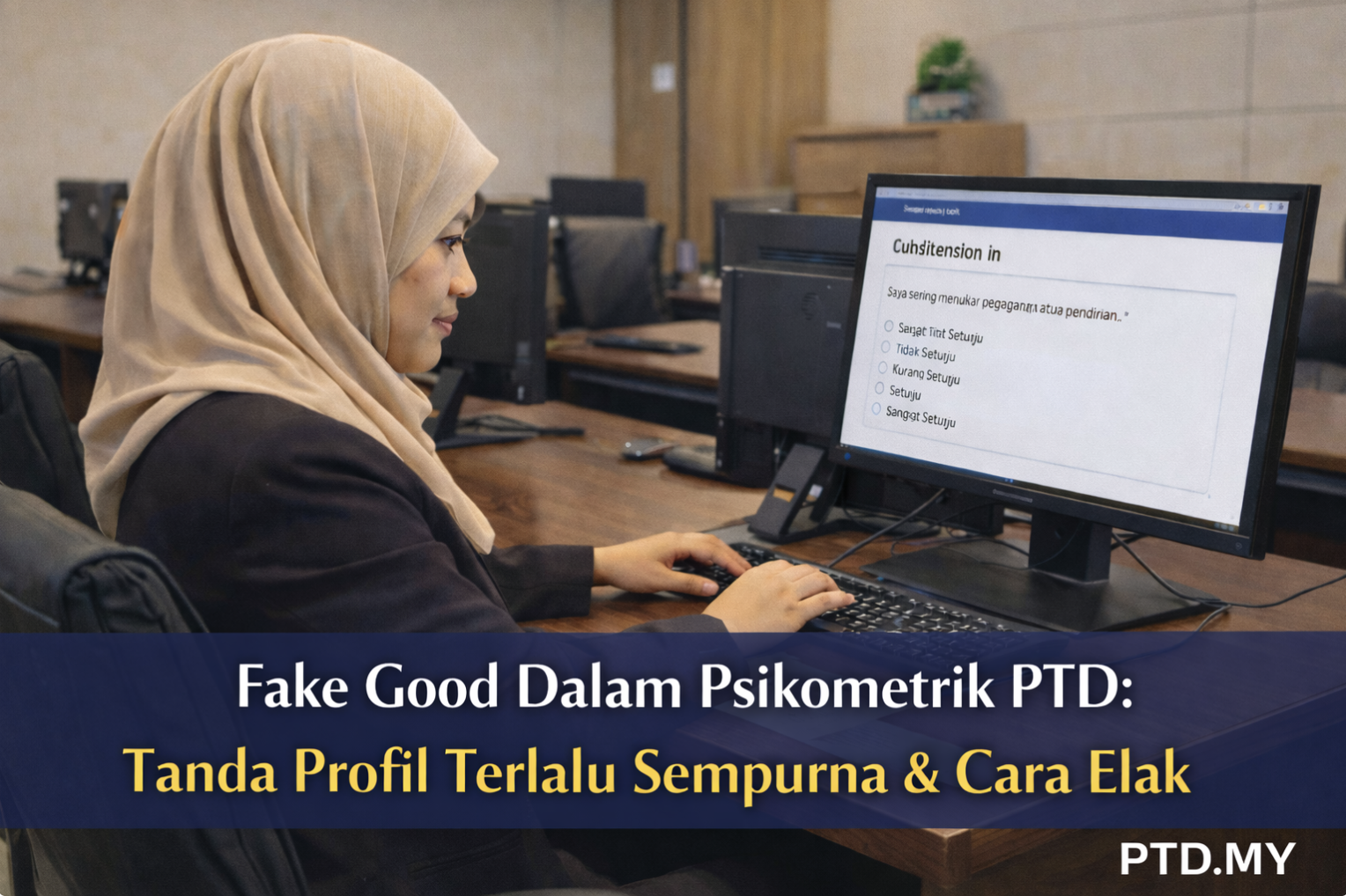 Fake Good Dalam Psikometrik PTD: Tanda Profil Terlalu Sempurna & Cara Elak