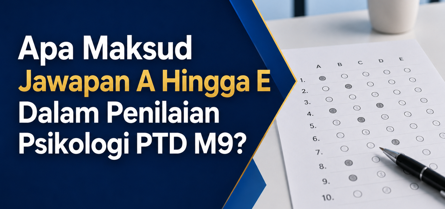 Apa Maksud Skala A Hingga E Dalam Penilaian Psikologi PTD M9? Ramai Calon Jawab Tanpa Faham Isyaratnya