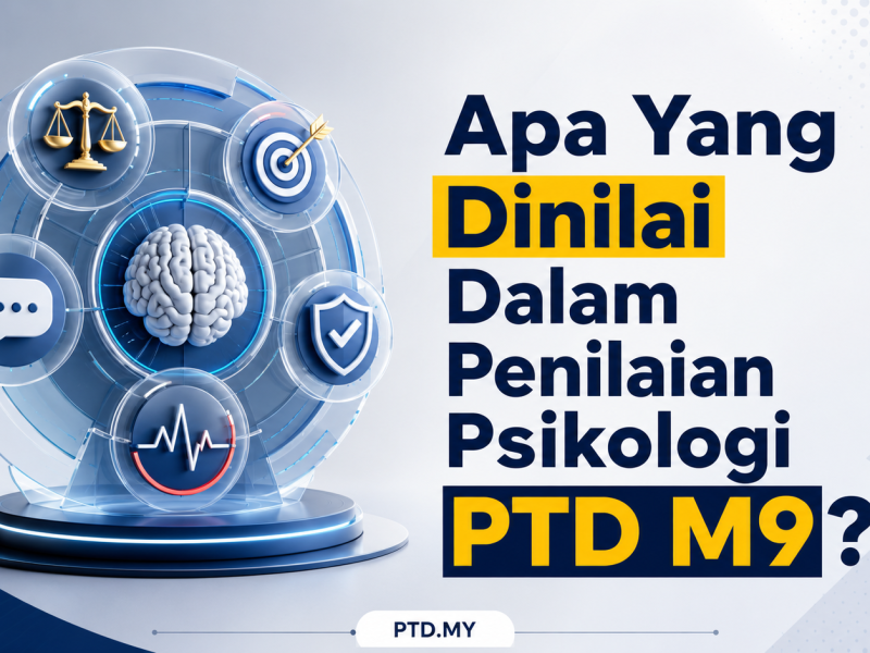 Apa Yang Dinilai Dalam Penilaian Psikologi PTD M9?
