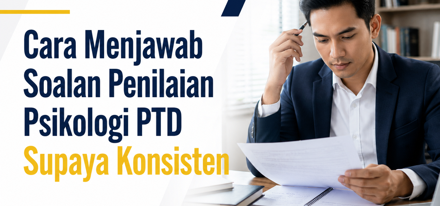 Cara Menjawab Soalan Penilaian Psikologi PTD Supaya Konsisten
