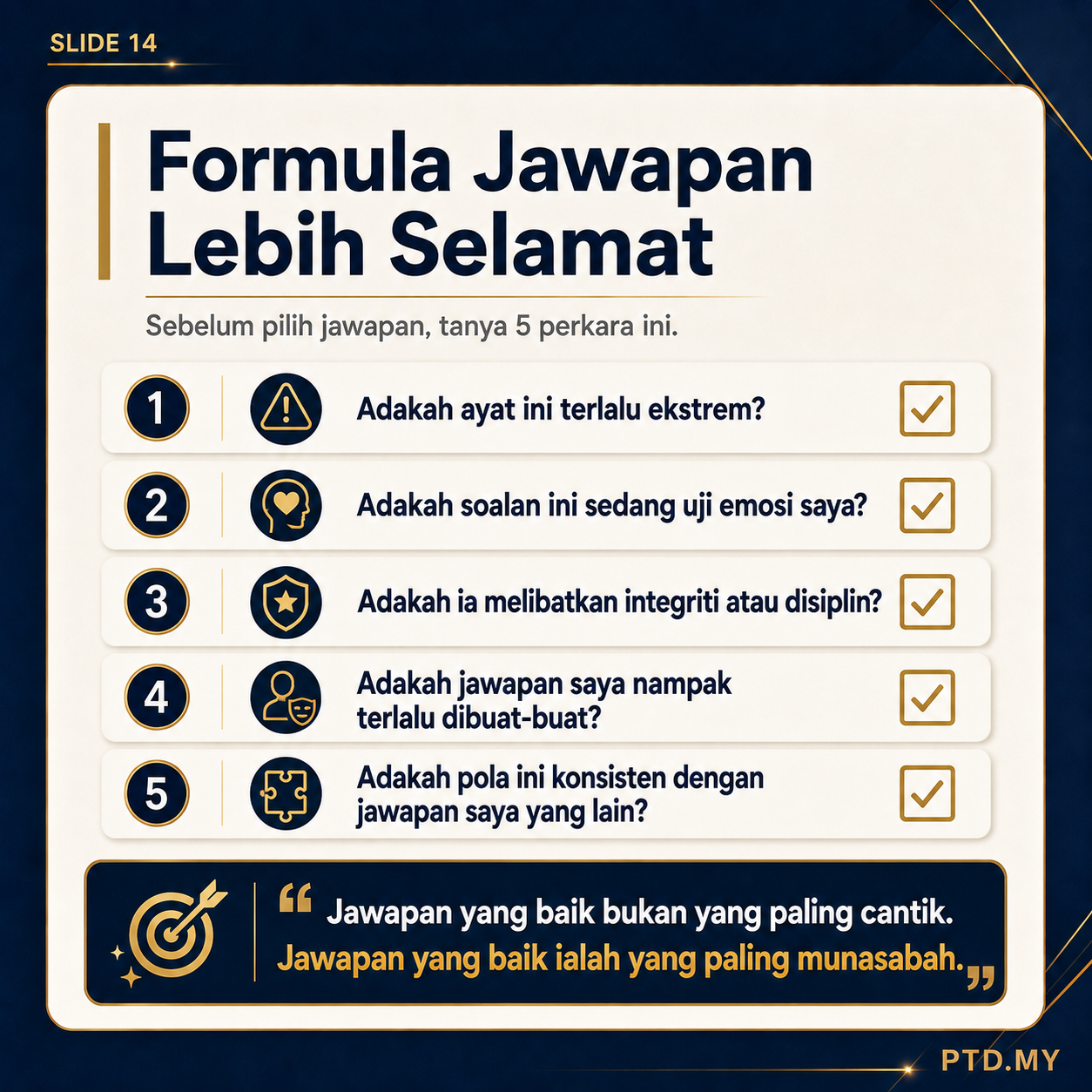 Slide 14 Formula Jawapan Lebih Selamat
