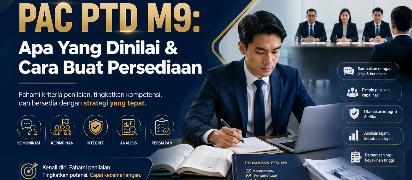 PAC PTD M9: Apa Yang Dinilai & Cara Buat Persediaan