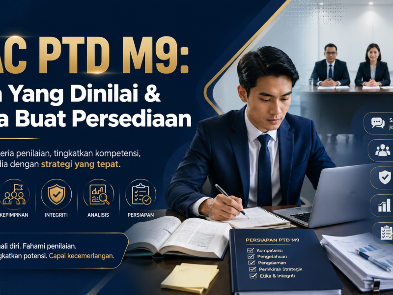 PAC PTD M9: Apa Yang Dinilai & Cara Buat Persediaan
